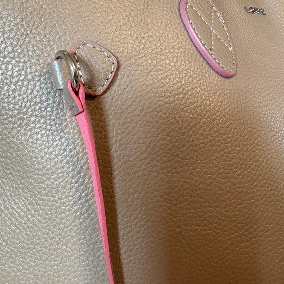 Lodis Bliss Taupe Tan Pink Beige Large Carryall Bag - Picture 7 of 8